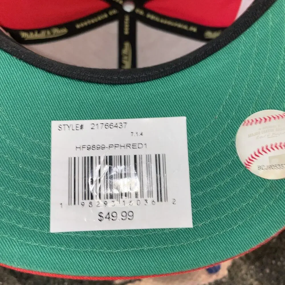 Mitchell & Ness Philadelphia Phillies Throwback 7 1/4 BRAND NEW cap hat Fitted